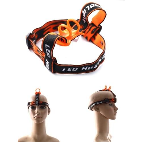 New Headlamp Headband head Belt head Strap Mount Holder for 18650 Headlight Flashlight Lamp Torch