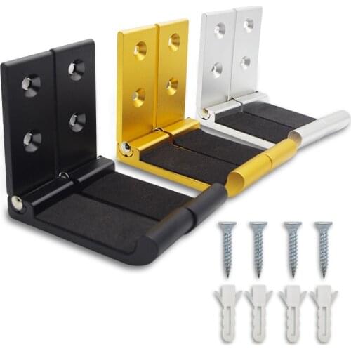 Aluminum alloy folding hook, folding gun hook with screw gun accessories paintball