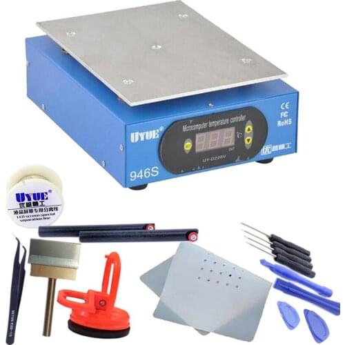 UYUE 946s Preheat Station 220V 400W 140X200mm Preheater Digital Platform Heating Plate For Phone LCD Screen Separator Machine