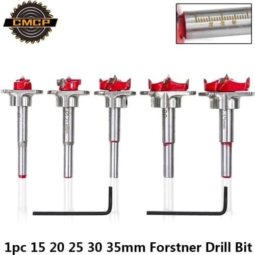 1 Piece Diameter 15mm 20mm 25mm 30mm 35mm Adjustable Carbide Drill Bits Woodworking Hole Saw For Power Tools Forstner Drill Bit