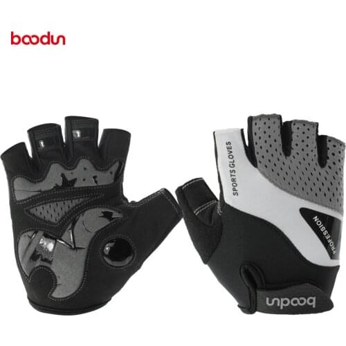 Boodun Cycling Gloves Half Finger Bicycle Gloves Bike Gel Pad Racing Biking Gloves Guantes Ciclismo Luva Guantes Bisiklet