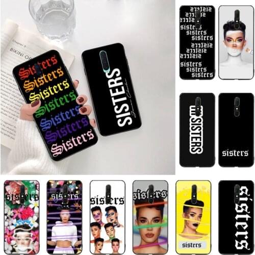 YJZFDYRM Sisters James Charles Phone Case For Oppo A5 A9 2020 A5S Reno2 z Renoace 3pro Realme5Pro