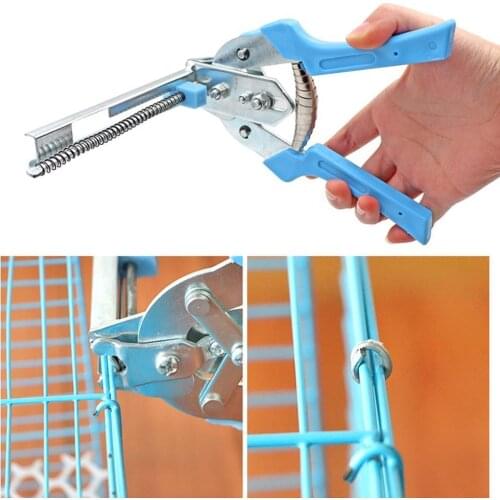 Fastening Clamp Steel 600pcs Nails Animal Cages Rabbit Screw Fastening Quail Birds Poultry Caged Installation Clamp L6G5