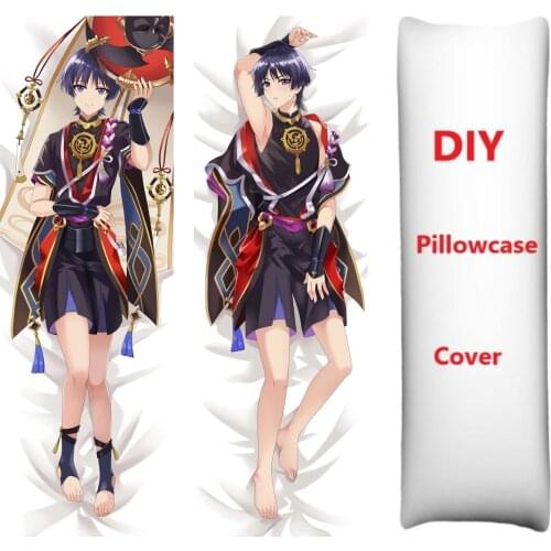 Japan Anime Game Dakimakura Cover Genshin Impact Cosplay Almohada Kawaii Loli Hugging Body Pillowcase Sexy Girl Pillow Waifu 150