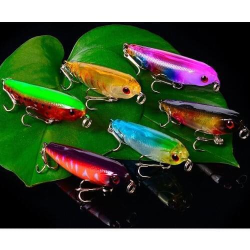 1Pcs 47MM 4.5G Pencil Fishing Lure Floating Water Bait Wobblers Artificial Bait Saltwater Hard Bait Pesca Pike Bass Fishing