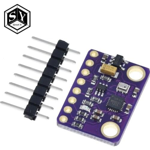 1PCS MPU-9250 MPU9250 BMP280 SPI IIC/I2C 10DOF Acceleration Gyroscope Compass 9-Axis Sensor Board Module GY-91 For Arduino 3-5V