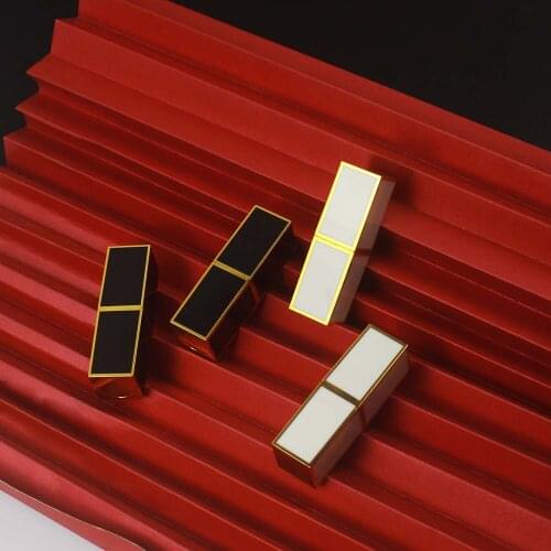 12.1mm Black or White Empty Lipstick Tube Lip Gross Container DIY Cosmetic Container