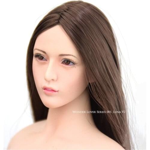 Custom WONDERY Lover Series 1/6 Luna 2.0 Moving-eye Head Sculpt Fit Ph Kumik Female for 12" Action Figure Toy Body Model