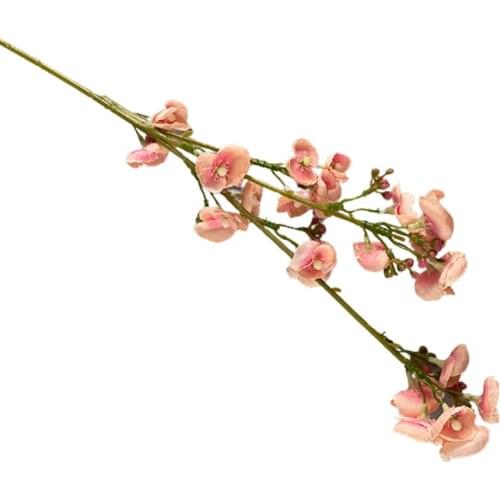 Artificial Flower Plastic Flowers Home Furnishing Meichen Floral Embroidered Beanstall Softwear Photography Exhibition Props