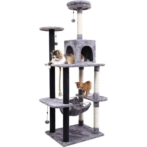 9 Kind Cat Toy Scratching Post for Cat Wood Climbing Tree Jumping Training Frame Cat Furniture Cat House Condo Domestic Delivery