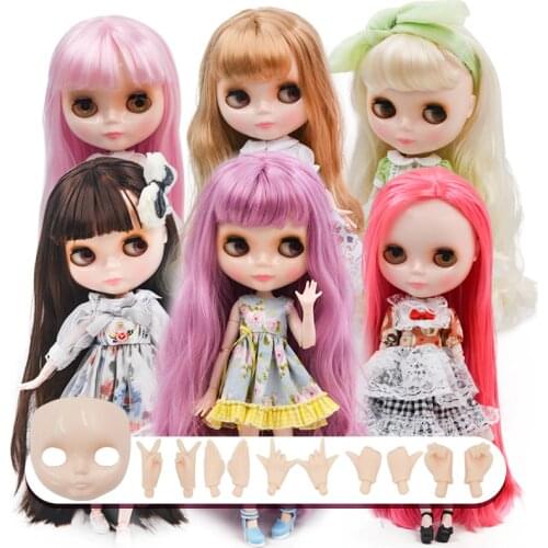 Neo Blyth Doll NBL Customized Shiny Face,1/6 BJD Ball Jointed Doll Ob24 Doll Blyth for Girl, Toys for Children NBL11