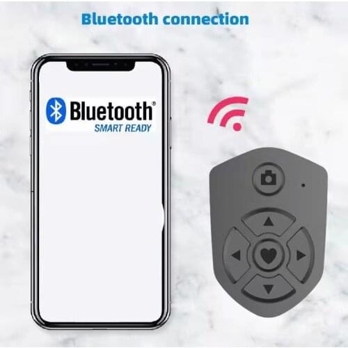 Multifunction Bluetooth Remote Control With Lanyard Shutter Remote Control The Volume Turn Page For IPhone/Camera/TIK Tok/Videos