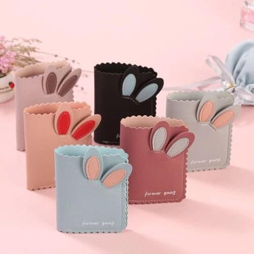 Cartoon wallet hot new fashion design female wallet small cute kawaii business card holder keychain wallet girls