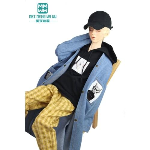 BJD doll clothes for 1/3 BJD 68-75cm Spherical joint doll Sexy high-waist sweater, plaid pants