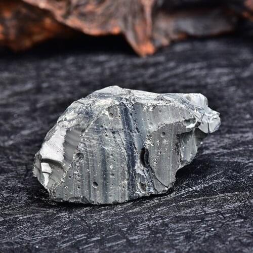 Natural Striped Obsidian Tezcat Raw Rainbow Obsidian Quartz Stones Rock Crystals Metaphysical Reiki Healing Energy Healing Stone