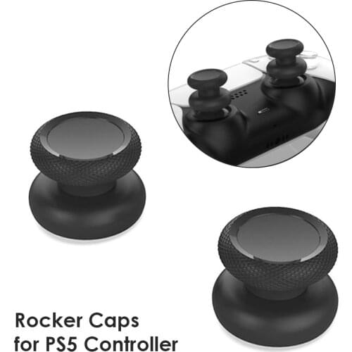 2021 Rubber Joystick Cover Controller Antislip Raised Silicone Thumb Grips Wireless Controller Accessories for PS5