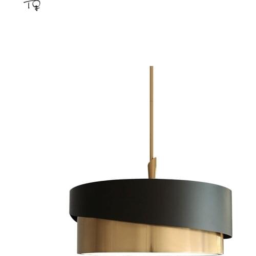 Nordic Luxury Vintage Industrial Pendant Lights Post-Modern Minimalist Metal Suspension Luminaire Dining Room Bedroom Restaurant