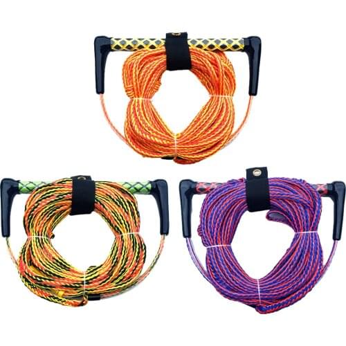 Water Skiing Rope Knee Board Wakeboard Surfing Tow Trow Ropes Line Tow Harness Rope with Handle Wakeboard Boat