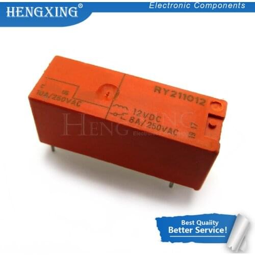 1pcs/lot Relays RY211012 12VDC 118F-1C-12V DIP-5 In Stock
