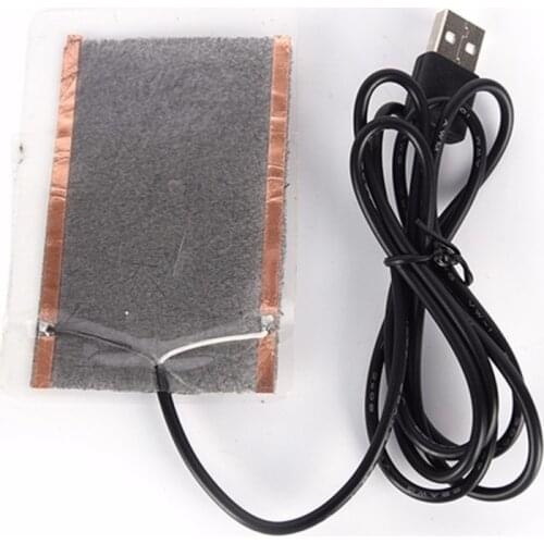 1Pc x USB Heat Warmer Outdoor USB Heating Sheet Winter Warmer Electric Heaters for Shoes clothes Warming