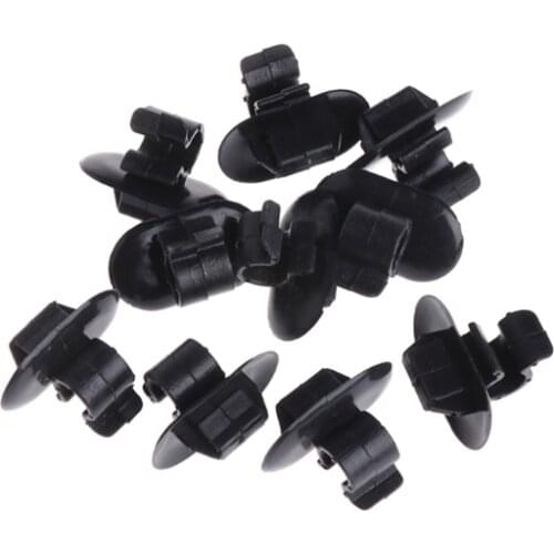 10Pcs Bonnet Stay Clip Plastic Fastener Holder For Citroen Peugeot Vauxhall Vivaro