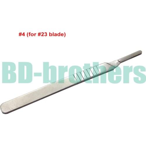 #4 ( for #23 Blade) Scalpel Handle Cutter Metal Blade Holder Carving Knife for Manicure PCB Phone Repair 1000pcs/lot