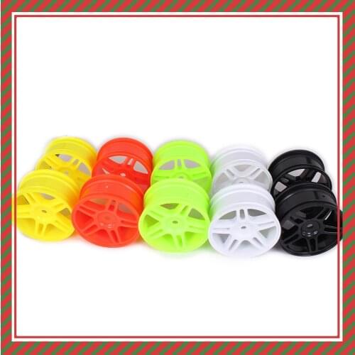7 Spoke 14 Spoke Five Pointed Star Wheel Rim w/o Tire Tyre For Rc Car 1/10 On Road Racing Crawler Drift Car HSP Himoto Redcat