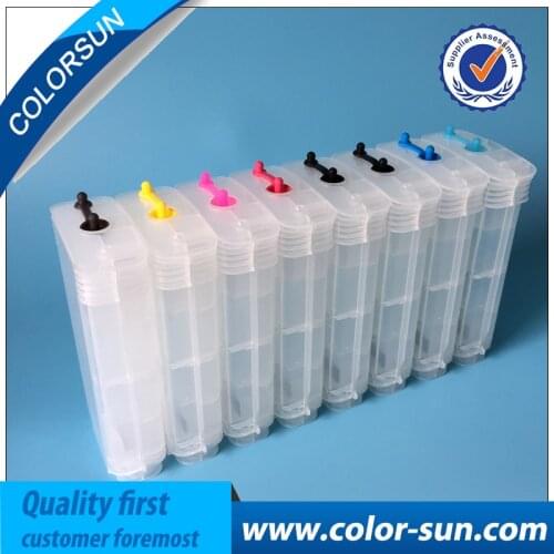 8PC For HP 70 cartridge for HP70 130ML Empty Refillable Ink Cartridge With Reset Chip For HP DesignJet Z2100 Z5200 Printer