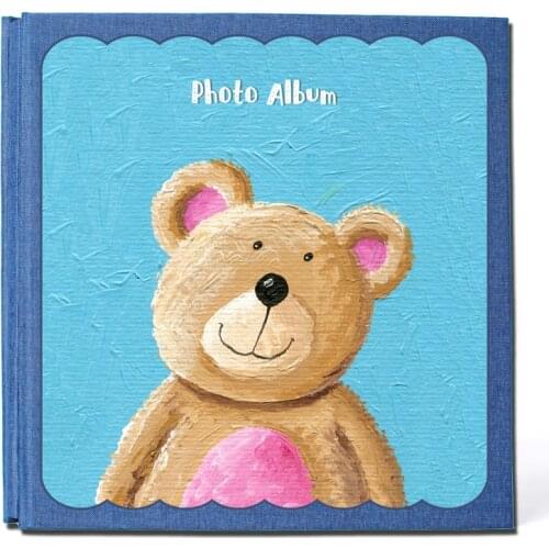 Large-capacity Children Album Diy Manual Self-adhesive Film-covered Photo Album Memorial Album Baby Growth Record Book