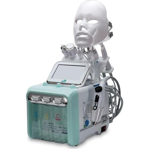 Pro 7 in 1 Hydra Dermabrasion Aqua Peel Clean Skin Care BIO Light RF Vacuum Face Cleaning Hydro Water Oxygen Jet Peel Machine