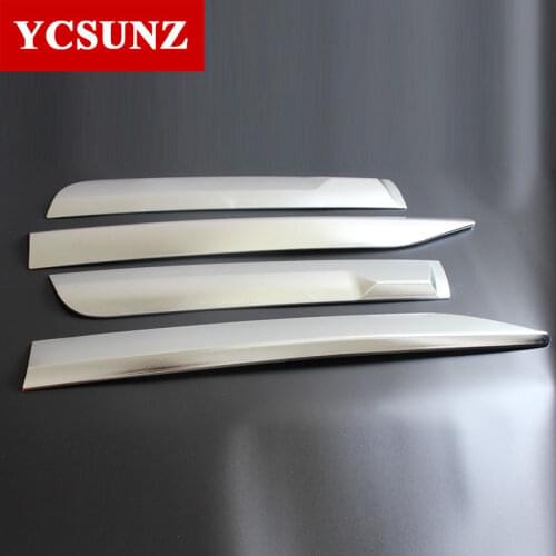Car Accessories ABS Injection Chrome Side Molding Body Trim For Toyota Hilux Revo Rocco 2016-2019