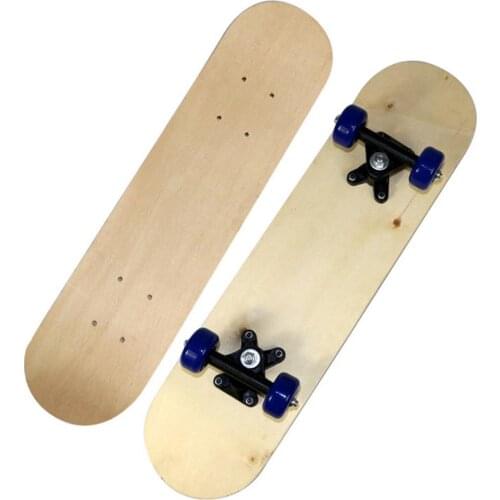 Childrens Skateboard DIY Four-wheel Painted Skateboard Seven Layers Maple Blank Skate Board For Beginners