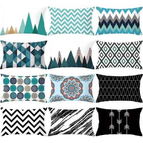 Geometric Design Throw Pillow Case 50*30 Removable Pillow Cover Pillowcases Decorative Pillows Pillow Cases Body Pillow Cases