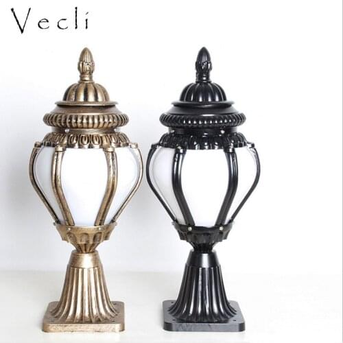 IP44 Europe outdoor pillar lights fence garden school yard column light E27 AC85-265v decoration chapiter lamp WCS-OCL0044