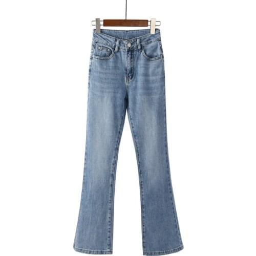 ISUREYOUNG Women's Flared Jeans