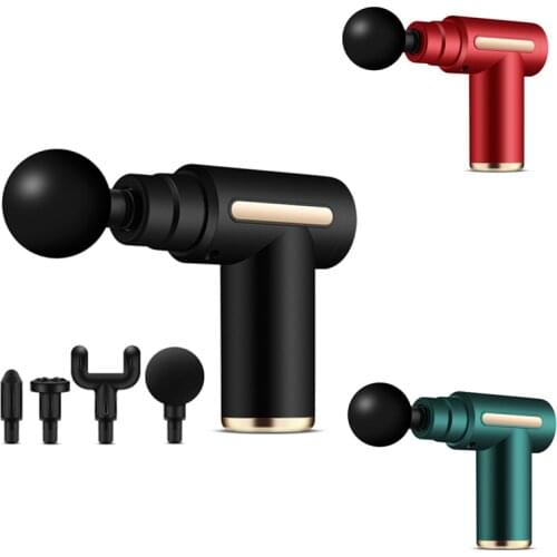 New LCD screen Pocket Massage Gun Deep Tissue Percussion Muscle Massager For Pain Relief Fascia Gun Electric Body Massager