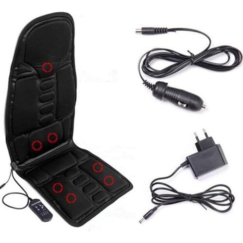 Massage Cushion Electric Massager Car Seat Vibrator Back Neck Massagem Cushion Heat Pad for Legs Waist Body Massage