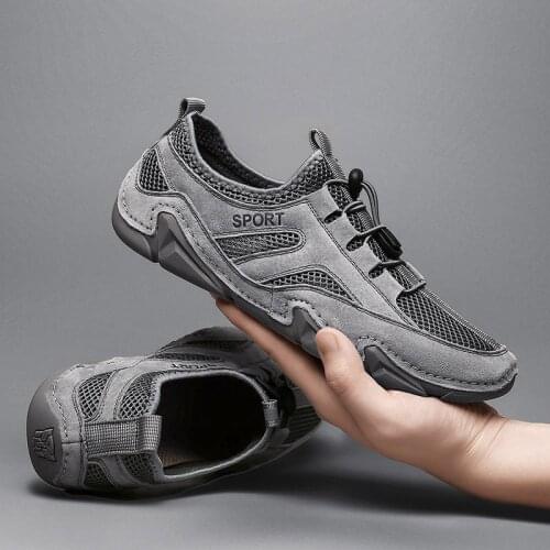 Men Casual Shoes Comfortable Leather Loafers Flats Shoes Breathable Fashion Sneakers Moccasins Plus Size Males Boat Shoes