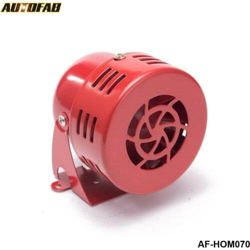New 12V Motor Driven Red Air Raid Siren Horn Alarm Horn Car Truck For Honda S2000 AP1 F20C F22C 00-05 AF-HOM070