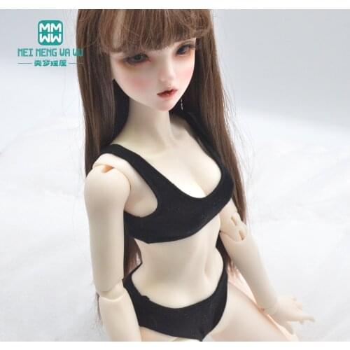 BJD Doll clothes for 28-60CM 1/3 1/4 1/6 SD DD YOSD Toys Ball Jointed Doll Fashion sports underwear set in white, pink, blue