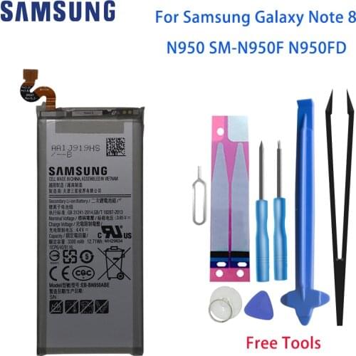 Original Samsung Galaxy Note 8 Phone Battery EB-BN950ABE For Samsung Galaxy Note 8 Note8 N950 SM-N950F N950FD N950U N950W N950N