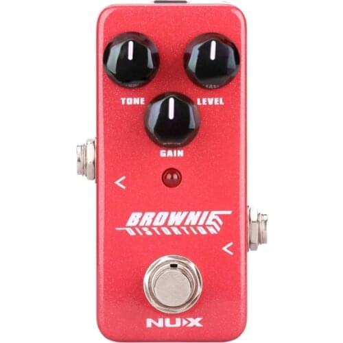 NUX Minicore Brownie British distortion pedal True bypass electric guitar pedal rock tones of the 1970s