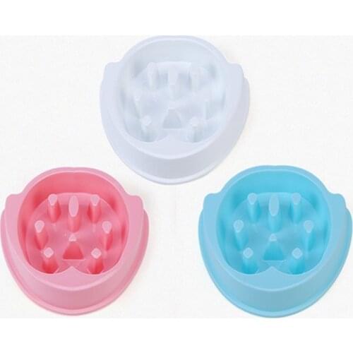 Penguin Shape Dog Food Container Puppy Eating Slow Exercise Fun Bowl Cat Water Feeder Interactive Prevent Choking Plate Dishes