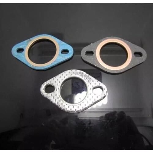 Exhaust Gasket For DIO AF18 JOG GY6 3KJ 2JA 4VP AD50 RS100 BWS125 157QMB 152QMI 157QMJ Exhaust Pipe Interface Flat Pad BWSP Tune