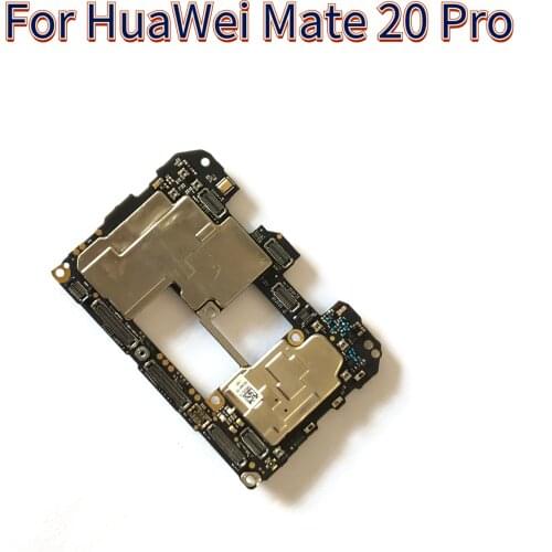 Unlock For Huawei Mate 20 Pro Motherboard Android OS Installed ROM 64G 128G Good Working Used Mainboard Logic Board EMUI System