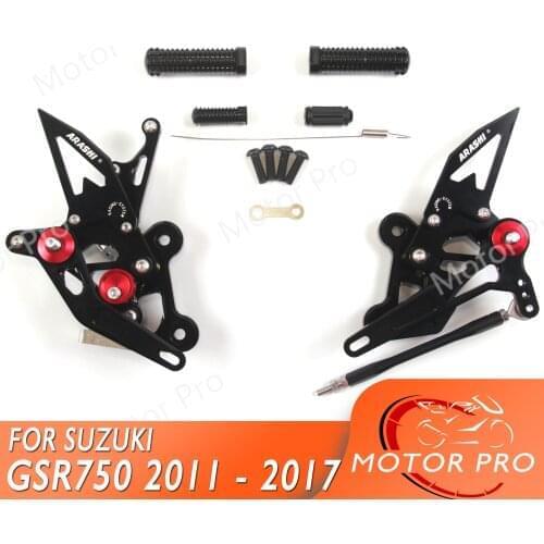 Adjustable Footrests For SUZUKI GSXS750Z GSXS750 2015 - 2021 Foot Pegs Rearset Pedal GSXS GSXS-Z 750 2016 2017 2018 2019 2020