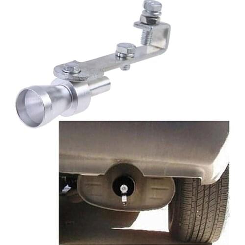 S Universal Muffler Exhaust Pipe Car Turbo Sound Whistle Whistle Fake Blow-off Simulator Whistler for Car Mufflers Accessories