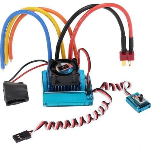 120A Sensored Brushless Speed Controller ESC for RC 1/8 1/10 1/12 Car Crawler