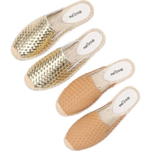 Flat Mules for Women Closed Pointed Toe Backless Sandals Comfortable Slides Shoes Ladies Slip-on Loafers