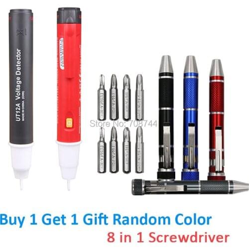 UNI-T UT12A AC Voltage Detectors Adjustable Sensitivity 90v - 1000v AC Voltage Meter Voltmeter